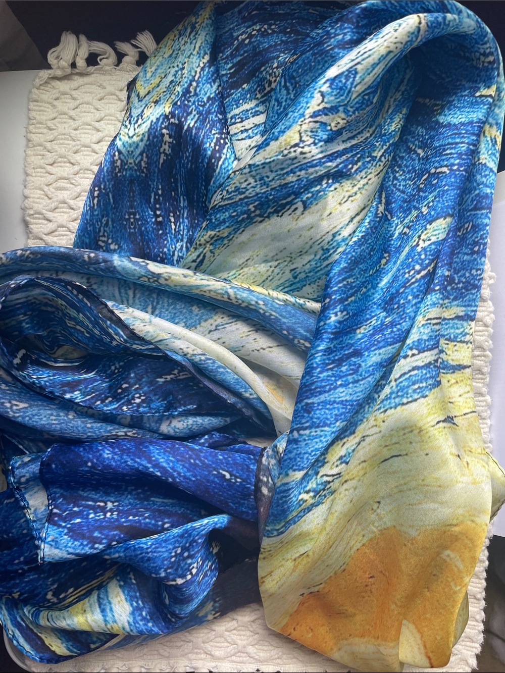 SILK SCARF- STARRY NIGHT